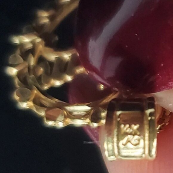 14k Gold Necklace 16” Chain w/Michael Anthony Mom 14K Pendant 2.4 Grams Total - Picture 11 of 11